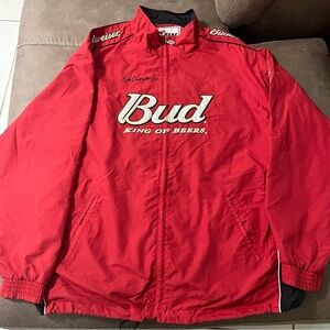 NASCAR Chase Authentic Dale Earnhardt Bud King Of Beers Racing Jacket - SIZE XL